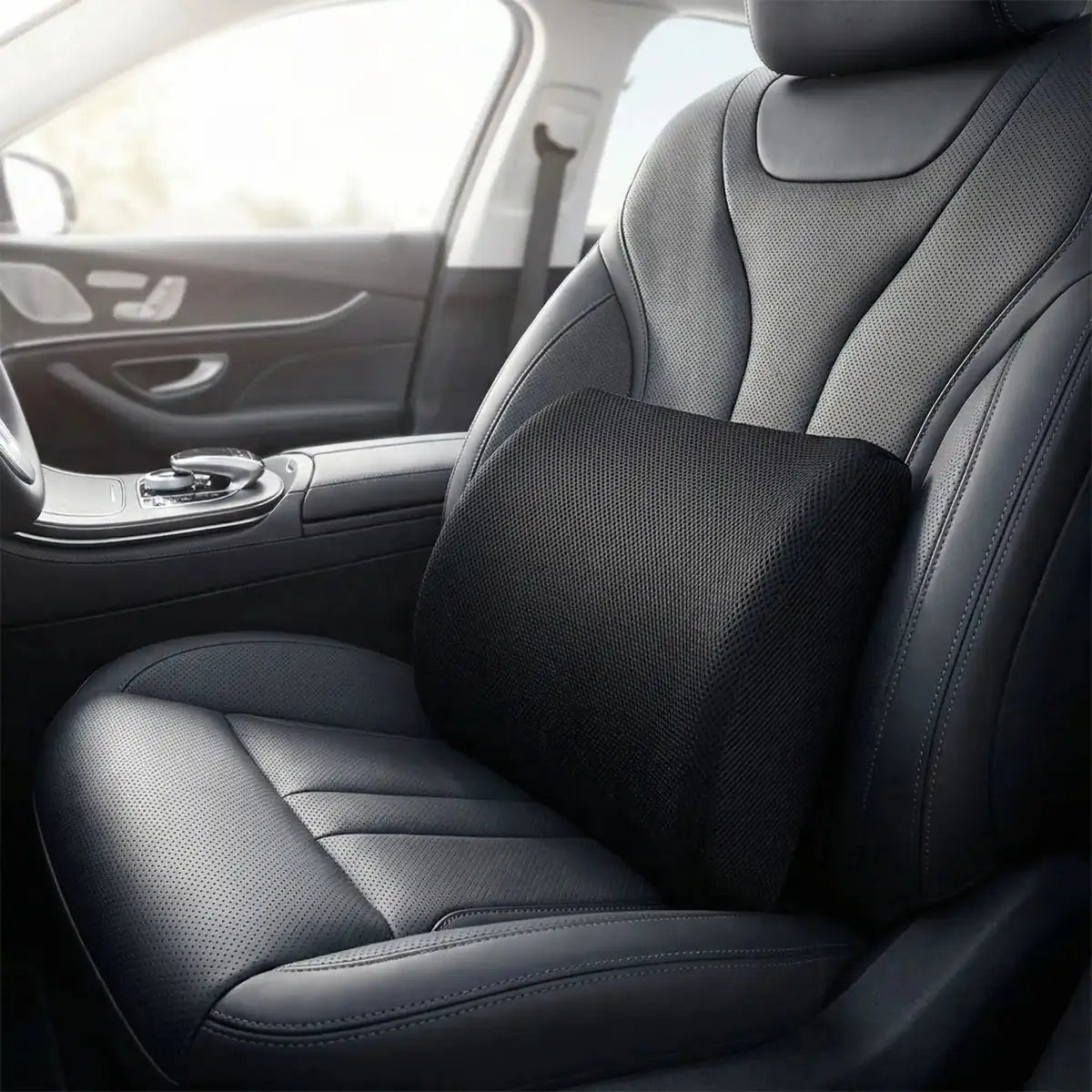 Coussin de soutien lombaire de voiture noir soulage la douleur du dos