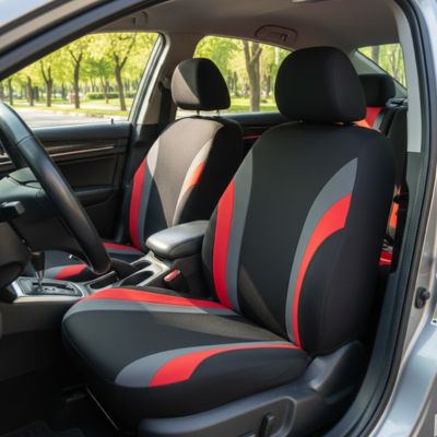 Housse siege pour voiture rouge