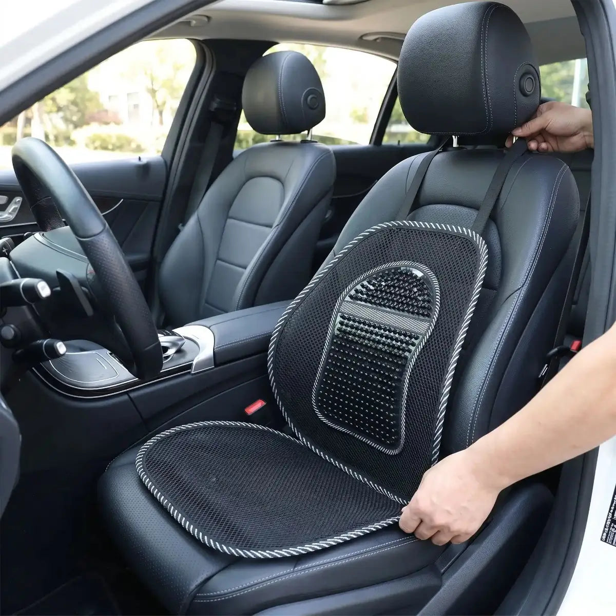 coussin voiture dos installation facile