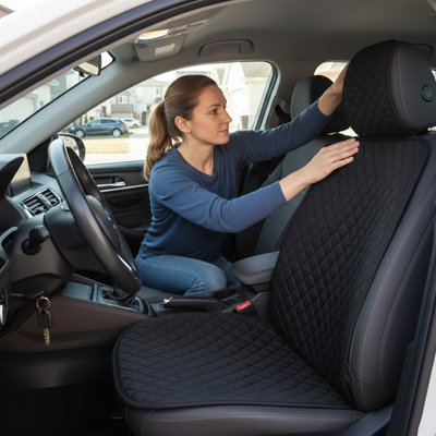 couvre siège auto surface rembourrée