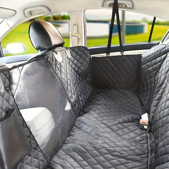 Housse voiture chien AccÚs facile passagers Permet le transport simultané animaux et personnes banquette
