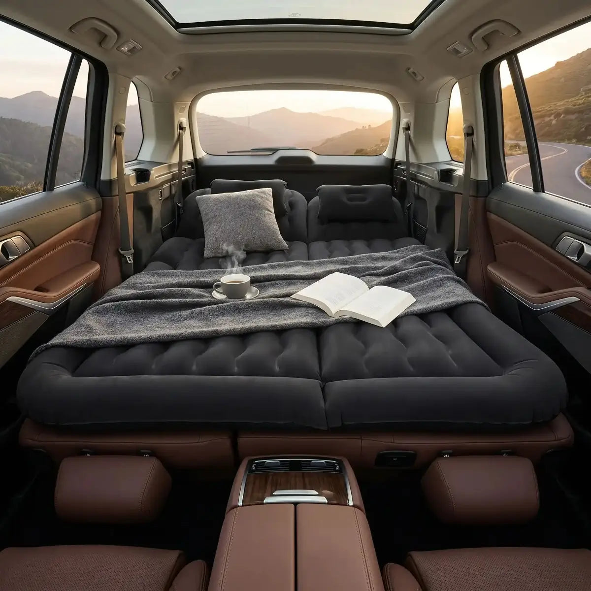 Matelas Coffre Voiture | Gonflable Pompe Électrique