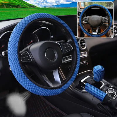 Couvre volant en cuir premium et housse de volant élégante pour voiture - Collection couvre volant Confort Automobile