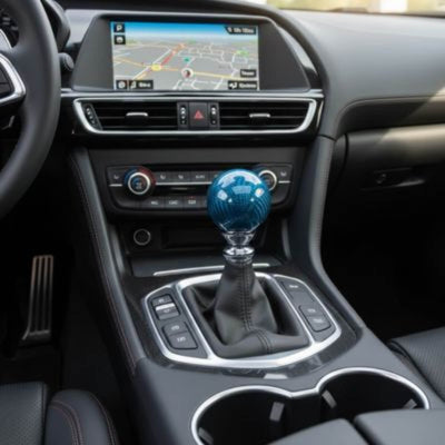 Pommeau de vitesse sport : modèles cuir, LED et silicone pour boîte manuelle