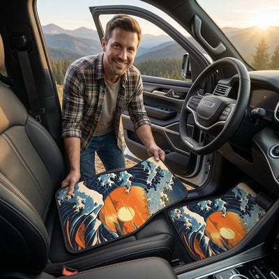 Tapis voiture premium — tapis de sol voiture antidérapant, imperméable, universel | Confort Automobile