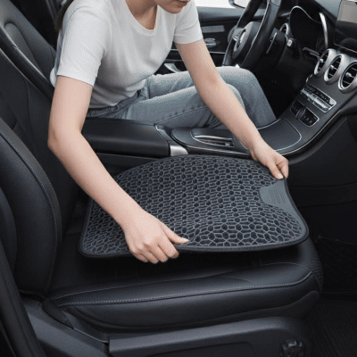 coussin voiture fessier nid d'abeille animation confort 