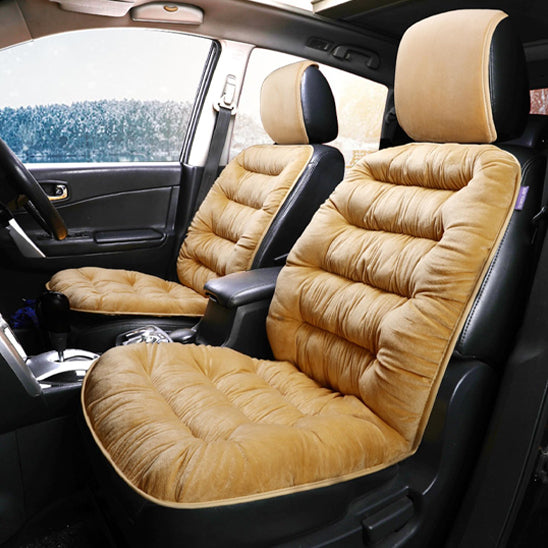 Housse pour siege voiture doux et confortable 2 pièces assise et dossier siège voiture 