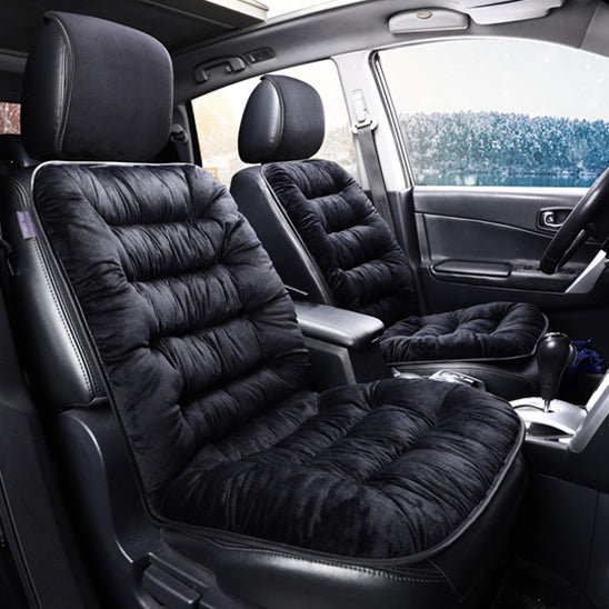 Housse pour siege voiture élégante rembourre protection douce couleur noir