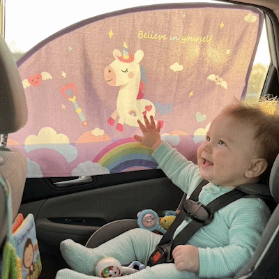 pare soleil voiture bebe animation confort automobile 