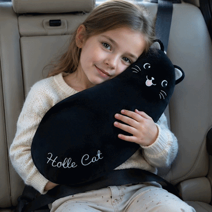 coussin de voyage ergonomique douceur protège boucle ceinture sécurité enfant animation confort automobile 