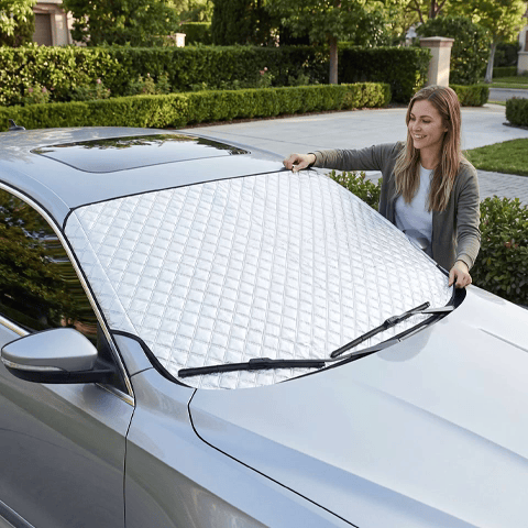 pare soleil voiture pare brise avant animation confort automobile