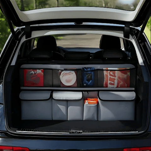 rangement coffre voiture organisation impeccable animation confort automobile 