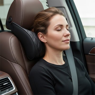 Appui tete voiture système d'attache compatible avec la plupart des appuie-têtes de véhicules
