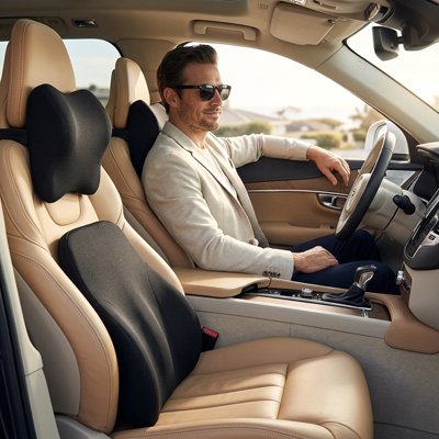 Coussin lombaire pour voiture coussin lombaire pour dos