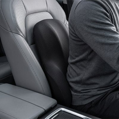 Coussin lombaire voiture Revêtement en similicuir premium
