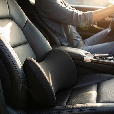Coussin pour voiture Design noir élégant et universel Tissu à mémoire de forme qui assure une bonne circulation de l'air et évite la transpiration 