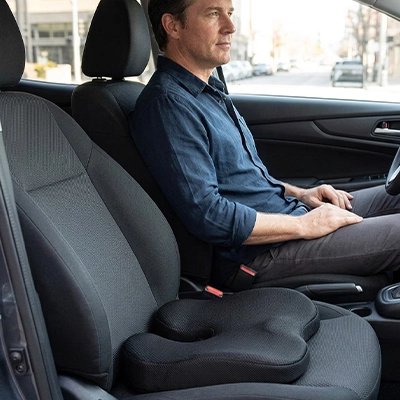 Coussin pour voiture Épaisseur optimale Hauteur suffisante pour offrir un soutien efficace sans surélever excessivement l'assise
