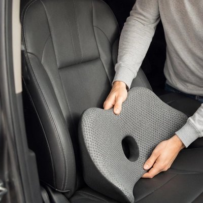 Coussin pour voiture Matériau respirant Tissu texturé à structure alvéolaire permettant une ventilation optimale