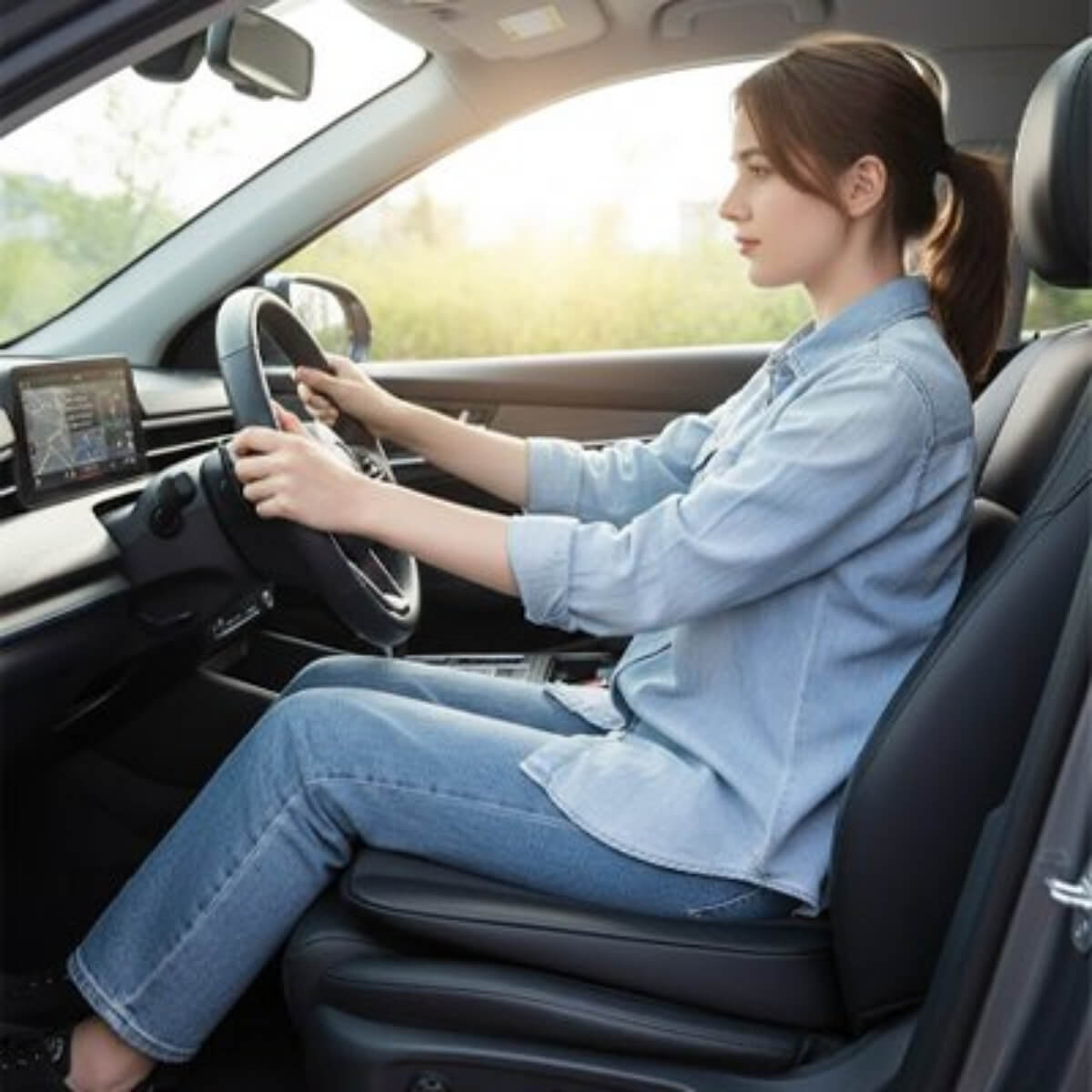 coussin voiture fessier  bien-être au volant 