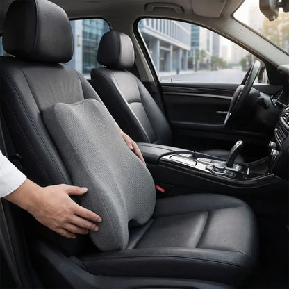 coussin lombaire voiture orthopédique universel gris