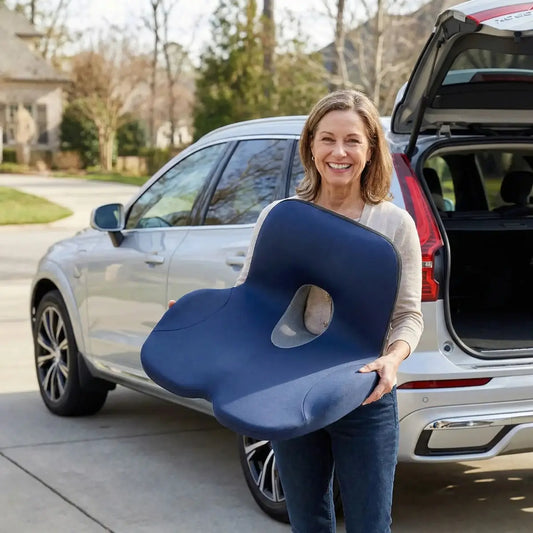 coussin lombaire voiture innovant confort inégalé orthopédique ergonomique, soulagement du Coccyx, coussin lombaire des hanches pour chaise de bureau et voiture