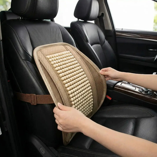 coussin lombaire voiture maille noir design élégant respirant 