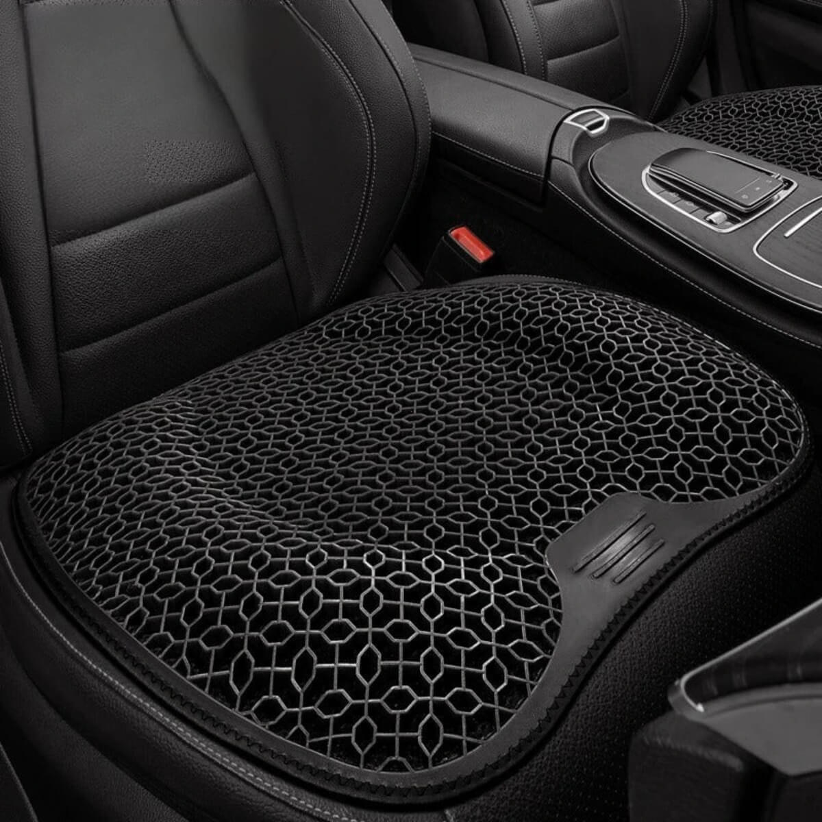 coussin voiture fessier ergonomique en gel noir