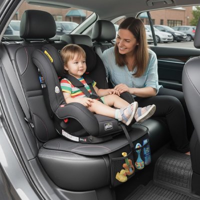 Couvre siege automobile Compatibilité siège auto enfant Protecteur  siège  voiture