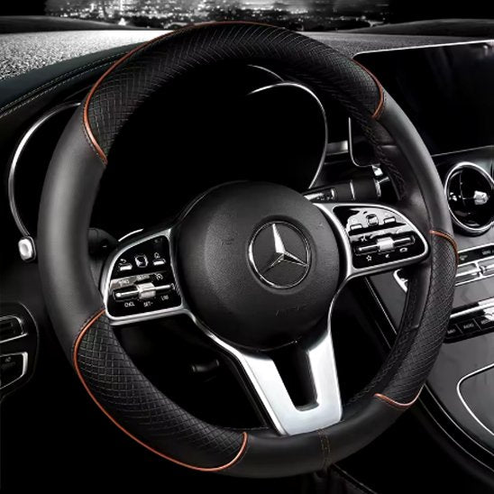 couvre volant cuir revêtement en cuir synthétique 