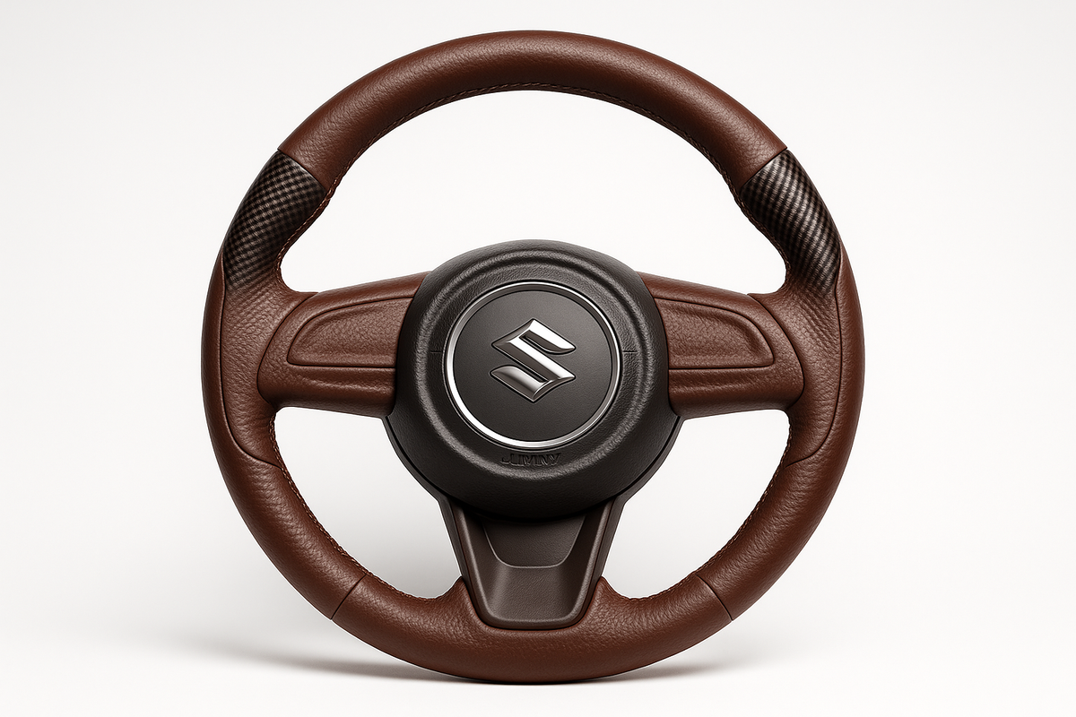 Couvre volant marron