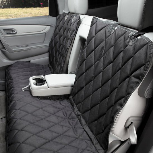 Housse banquette arrière voiture pour chien Matériau matelassé Tissu à double épaisseur 