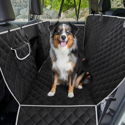 Housse voiture chien Protection intégrale couvre sièges arrière dossiers portières latérales protection complète habitacle