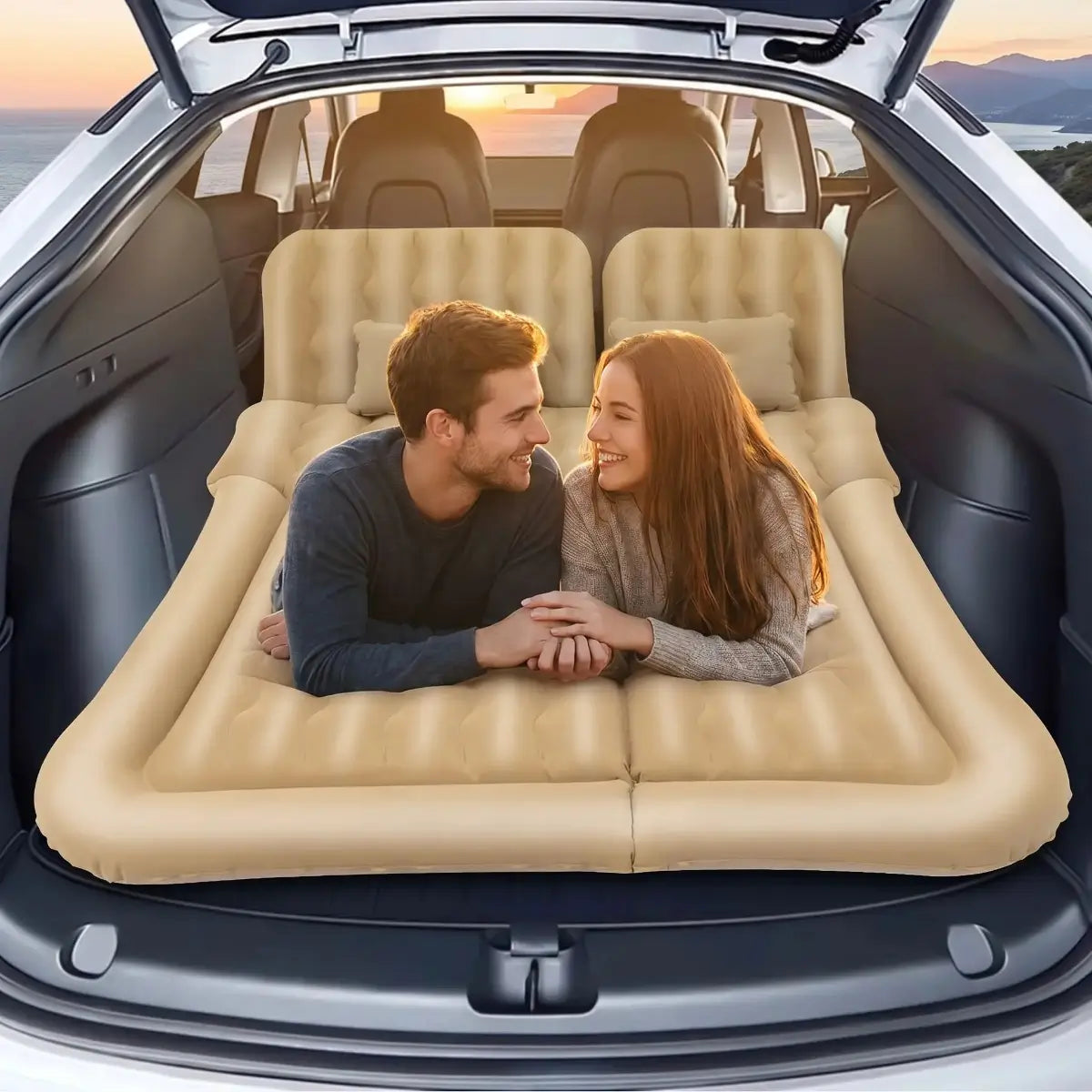 Matelas Coffre Voiture | Gonflable Pompe Électrique
