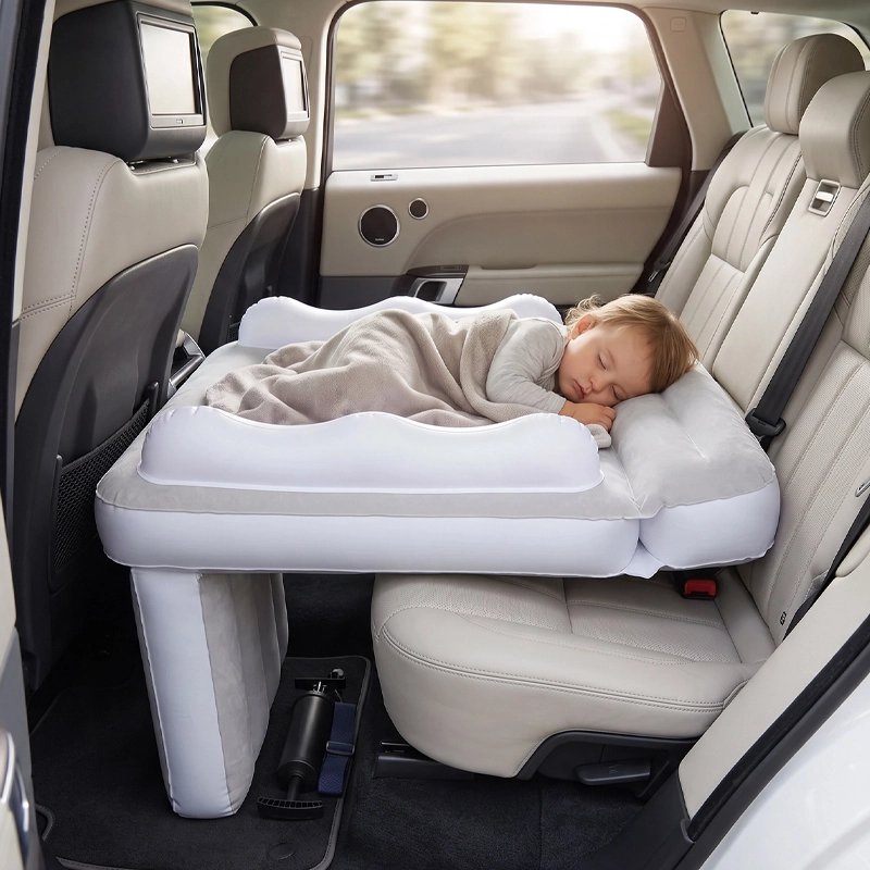 Matelas pour voiture rebords surélevés empêchant de rouler pendant le sommeil
