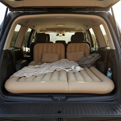 Matelas voiture Matière résistante et imperméable: garantit durabilité et protection contre l'humidité du coffre