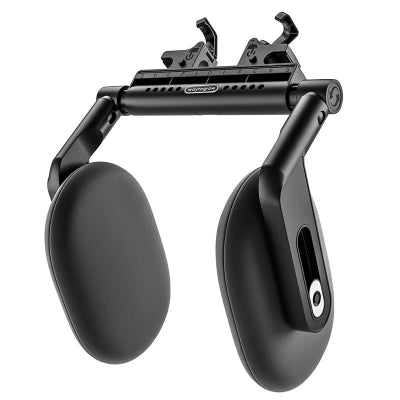 oreiller de voyage autorelaxhead innovant cuir noir 