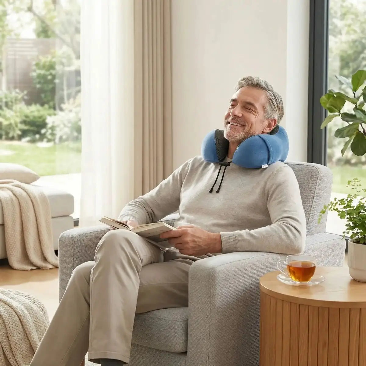 oreiller de voyage support cervical