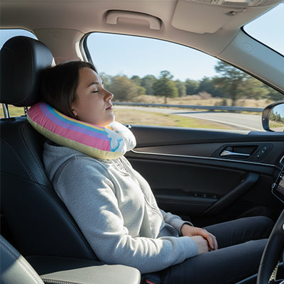 oreiller de voyage ergonomique transportable