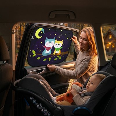 Pare soleil voiture bébé Fixation universelle