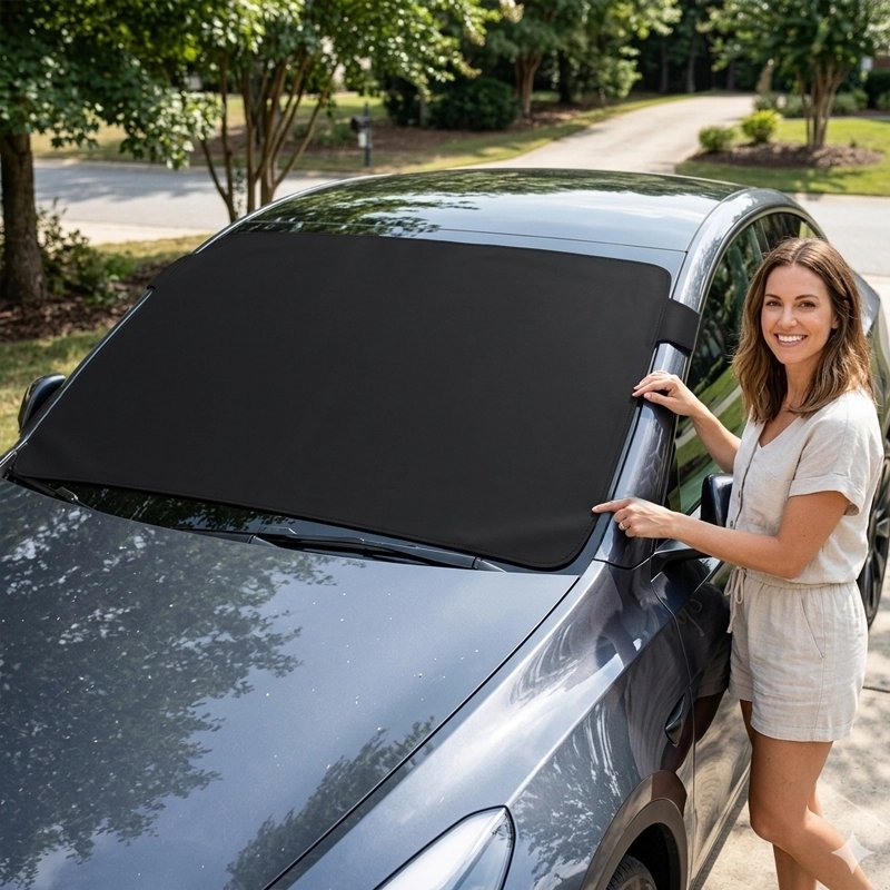 Pare-soleil voiture pare-brise avant Protection UV et thermique