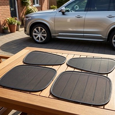 Pare soleil voiture  Protection solaire complète Ensemble de quatre panneaux 