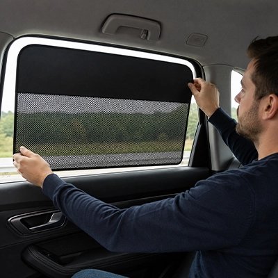 Pare soleil voiture protection UV Protection enfants