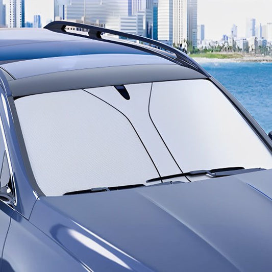Pare soleil voiture Surface argentée  double couche assurant  isolation thermique optimale