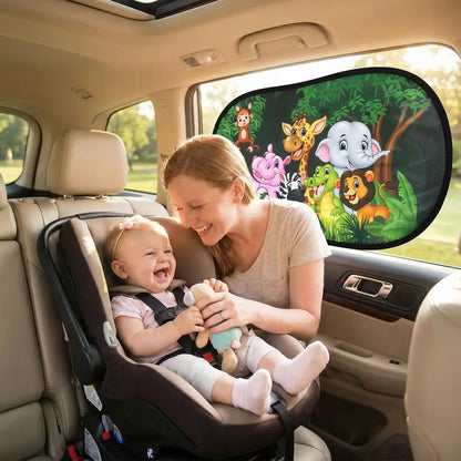 Pare-Soleil Voiture Bébé Magnétique bébé heureux