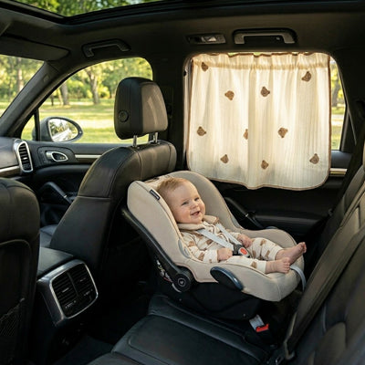 Pare soleil voiture bébé | rideau coulissant