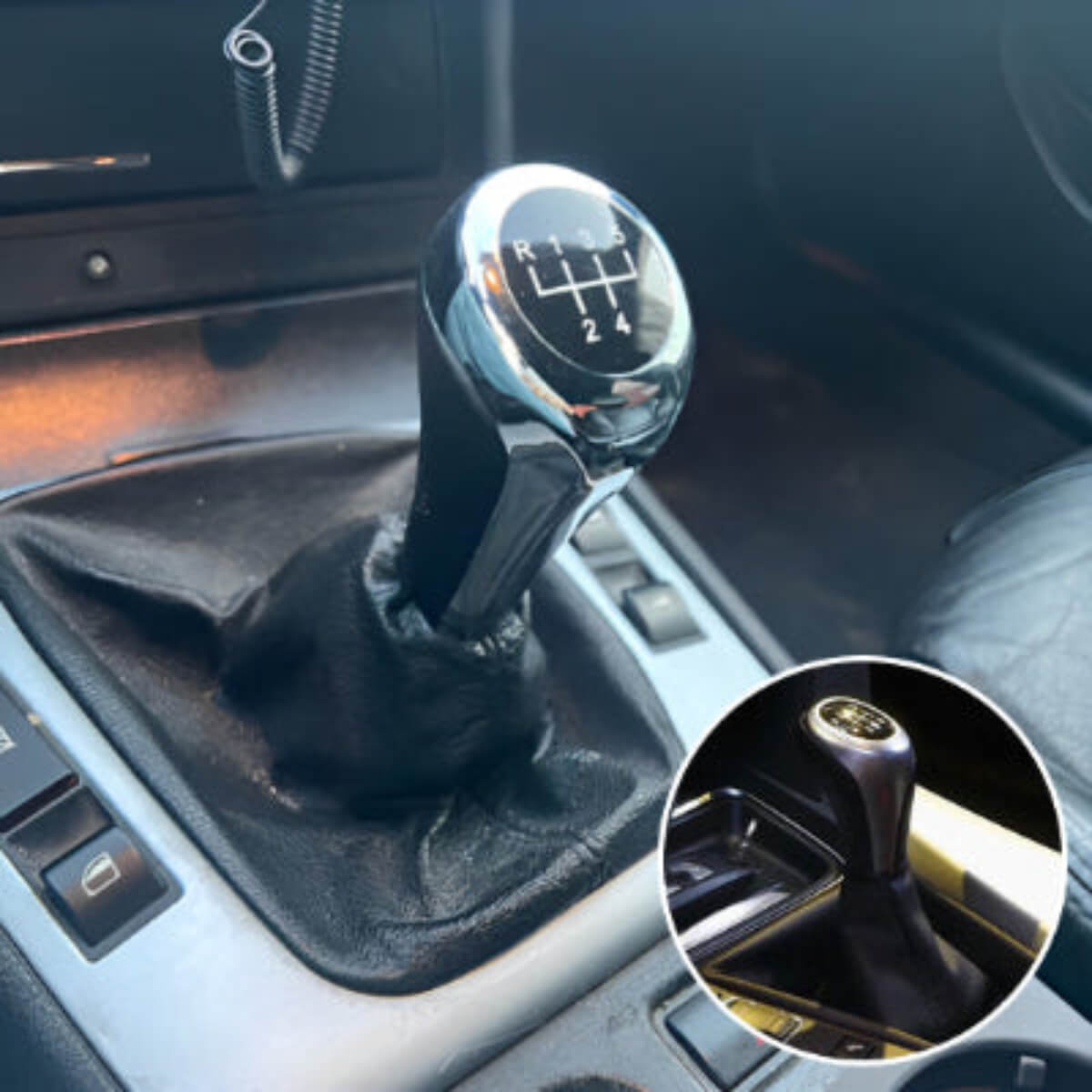 pommeau de vitesse eclat brillant