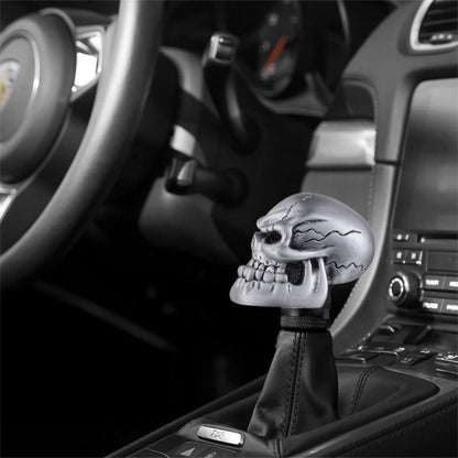 pommeau de vitesse tête de mort tuning levier universel 