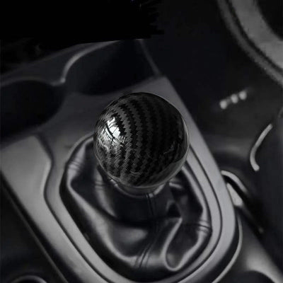 pommeau levier de vitesse carbone élégant universel durable