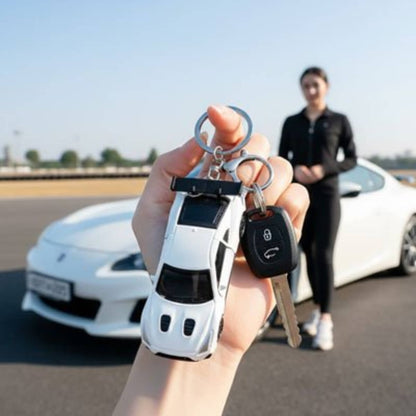 Porte clés Forme miniature de voiture Format compact et léger