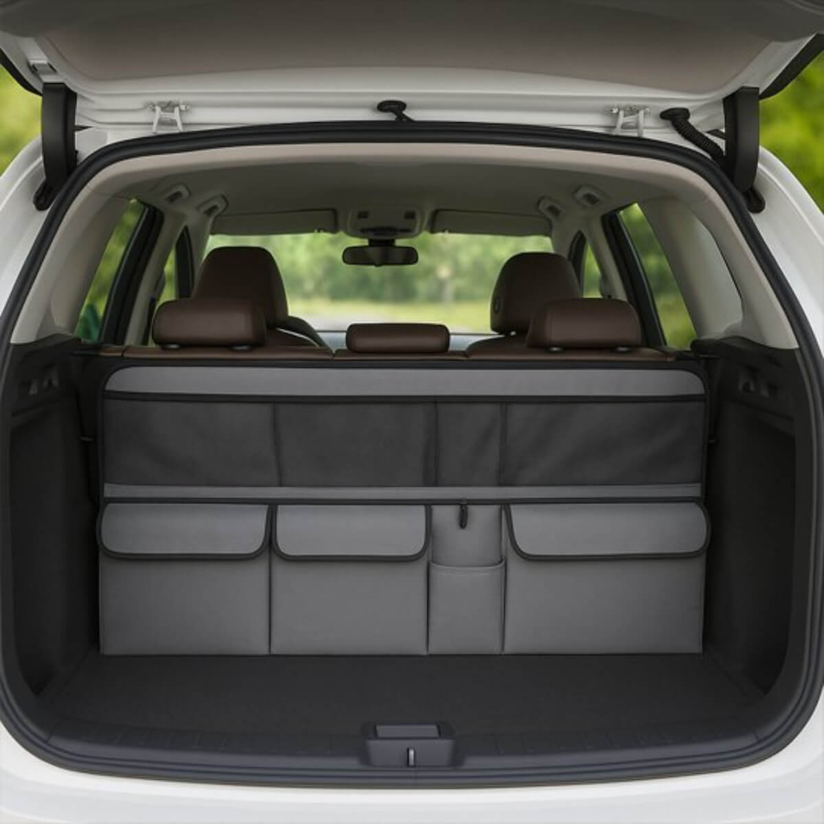 Organisateur de Coffre de Voiture AutoOrganize l'environnement dynamique d'un véhicule en mouvement